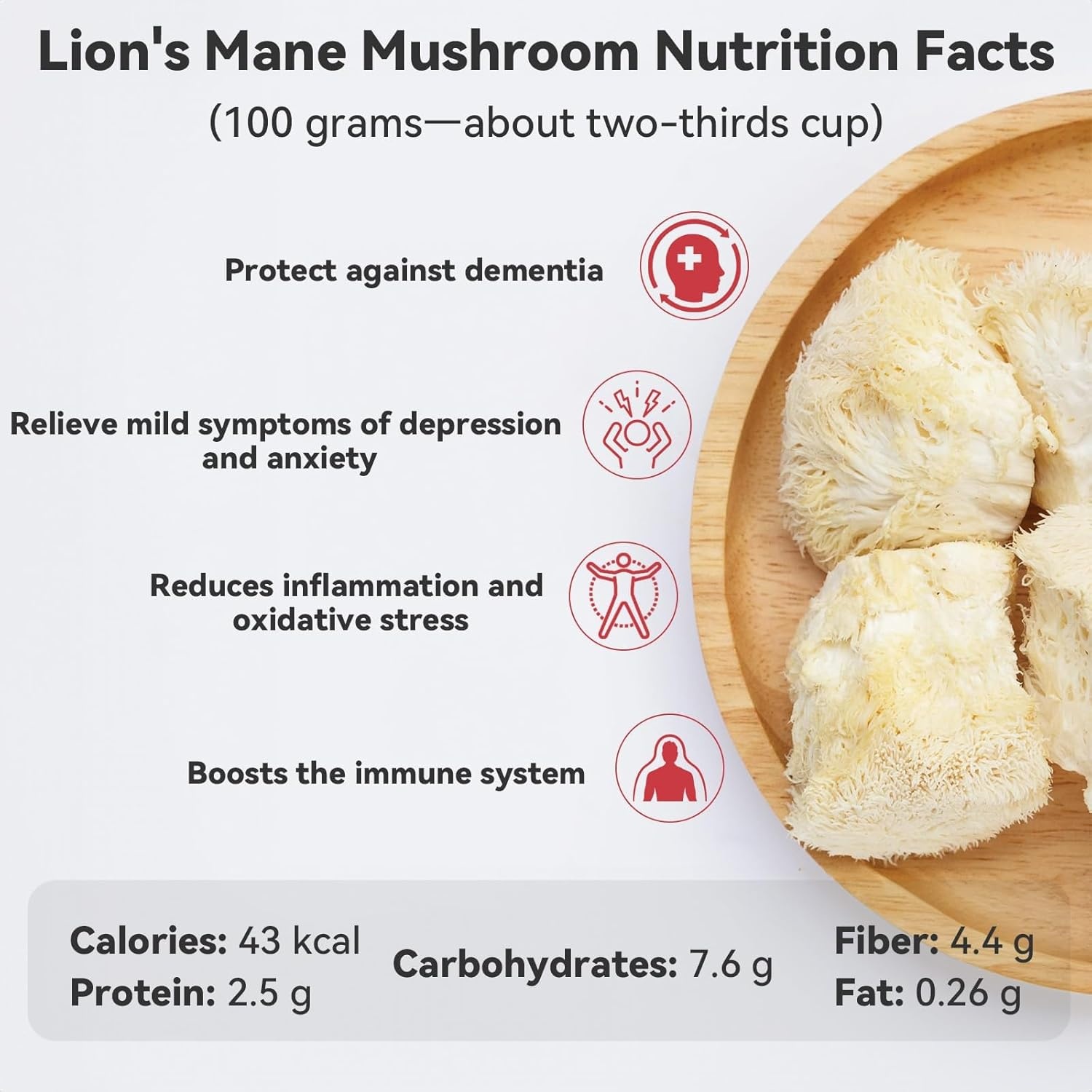 Large Double-Side Organic Lion’s Mane Mushroom Growing Kit, Edible 4lbs Non-GMO Mushroom Kit, Grow Mushroom at Home, Indoor Gardening Birthday Gift Holiday Gift
